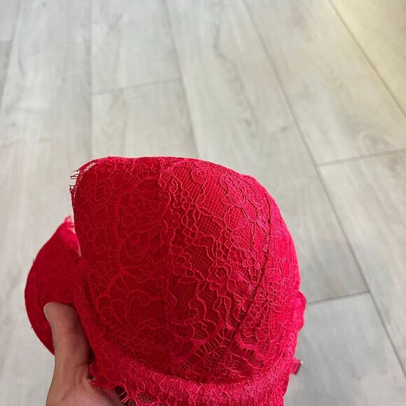 Victoria secrets women red bra size 36 DD - Picture 8 of 8